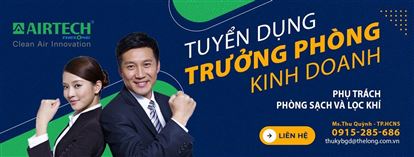 Airtech Thế Long tuyển dụng Trưởng phòng kinh doanh