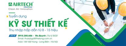 Airtech Thế Long tuyển dụng Kỹ sư thiết kế