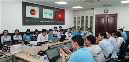 Airtech Thế Long tổ chức khóa học kỹ năng giao tiếp - kỹ năng tạo động lực - kỹ năng làm việc theo nhóm