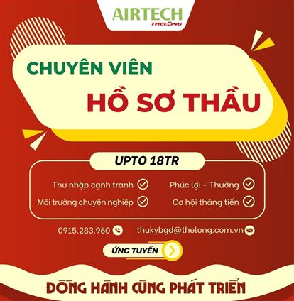 TUYỂN DỤNG NHÂN VIÊN PHỤ TRÁCH HỒ SƠ THẦU - HỒ SƠ DỰ ÁN