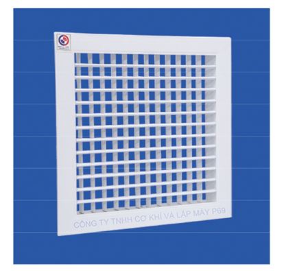 Cửa gió 2 lớp nan bầu dục