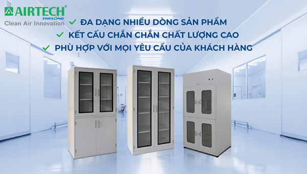 Airtech Thế Long chuyên cung cấp tủ đựng hóa chất các loại